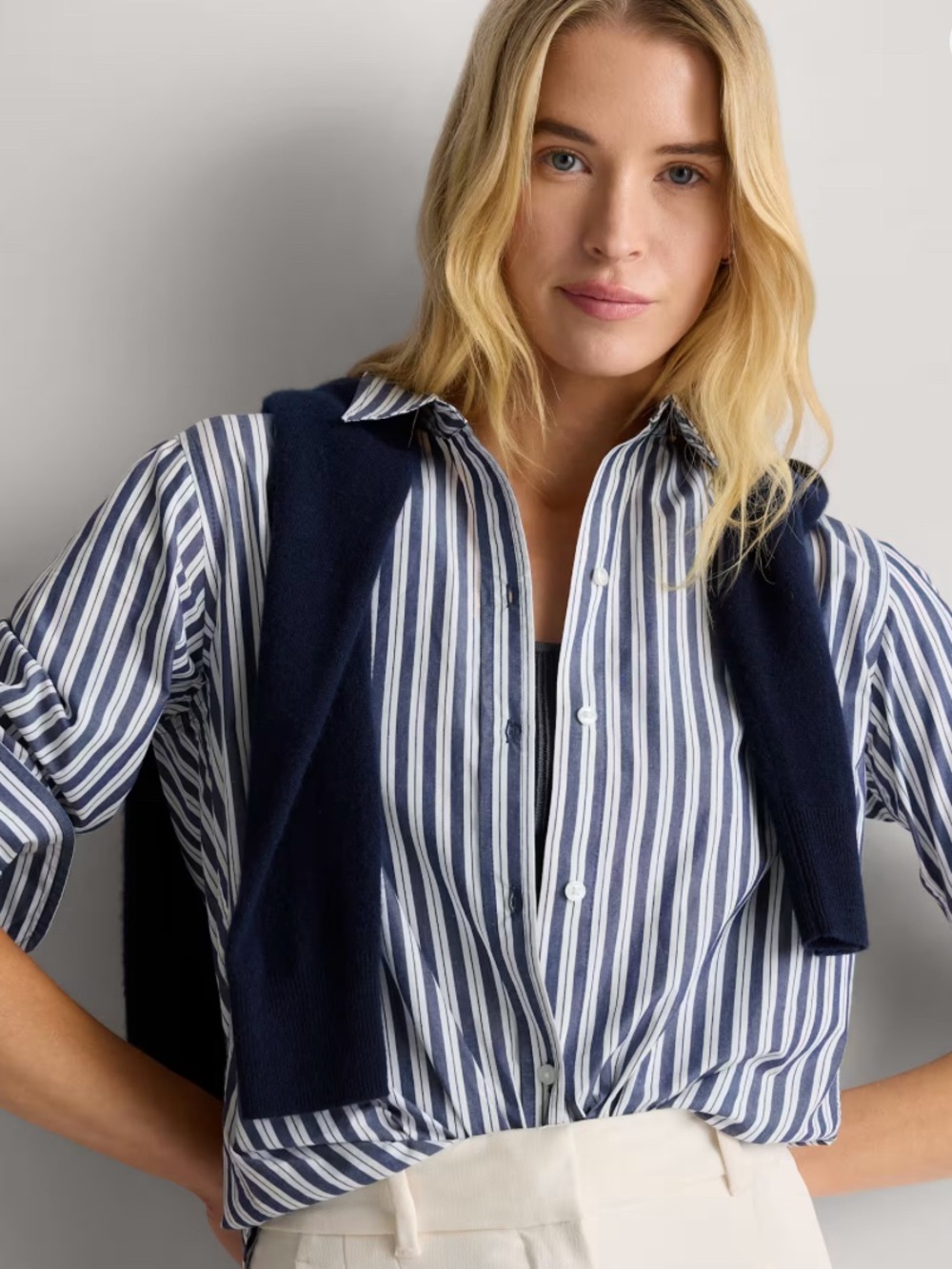 Quince - 100% Organic Cotton Poplin Long Sleeve Shirt